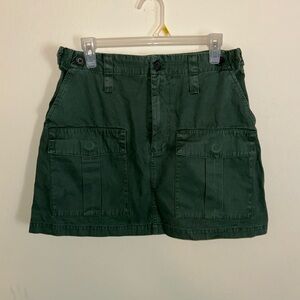Universal Thread Green Cargo Skirt Utility Style